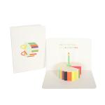 China CMYK Happy Birthday 3D Greeting Card , Laser Cut Pop Up Cards OEM FCC Certificates for sale