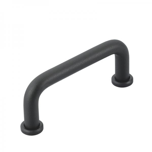 Gray Chrome Plating Industrial Pull Handle SUS304 With Seat Surface