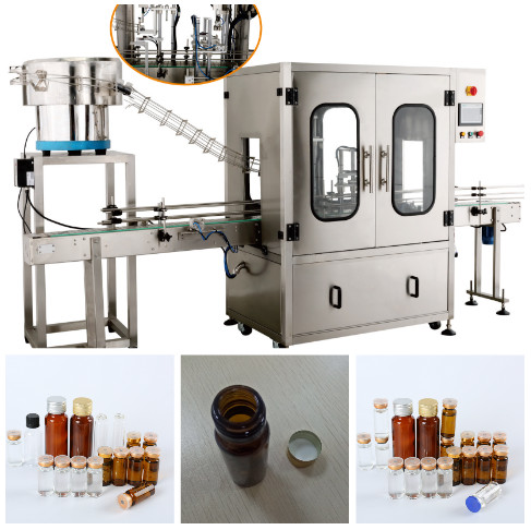 China Fast Speed Linear Capping Machine Locking Cap Machine Simple Operation on sale