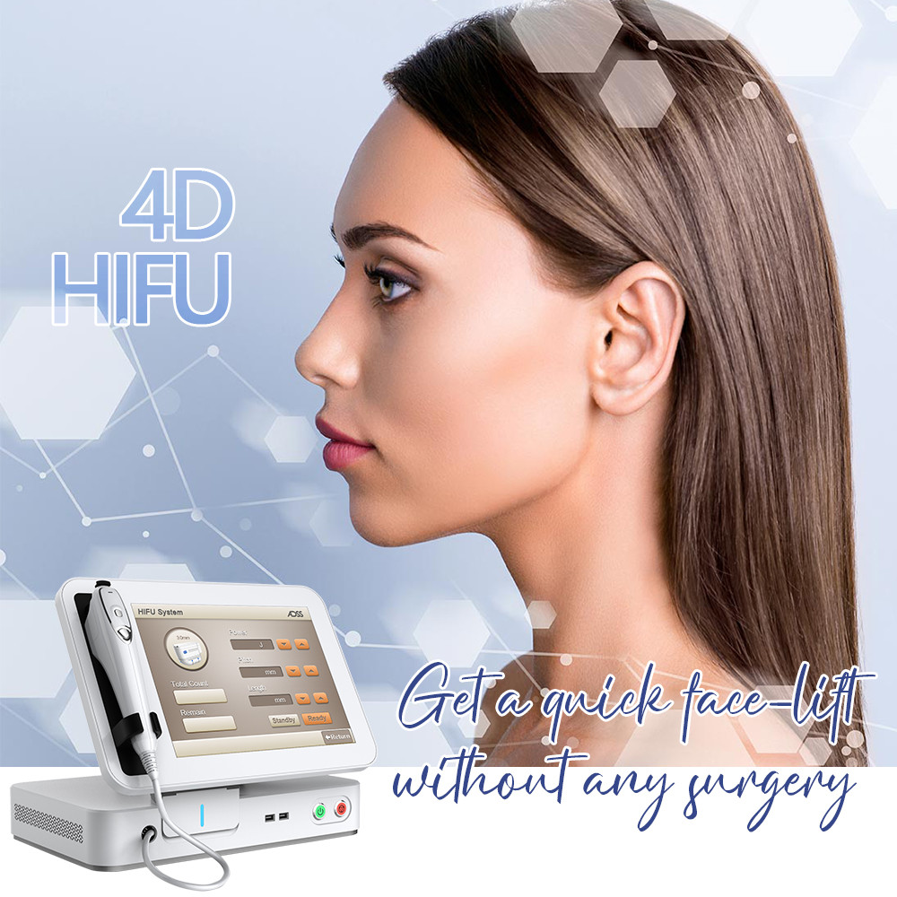 China High Intensity Focused Ultrasound HIFU Machine Home Use For Skin Tightening on sale