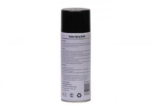 Best Non Toxic Rubber Automotive Aerosol Paint , Hard Wearing Black Spray Paint For Metal wholesale