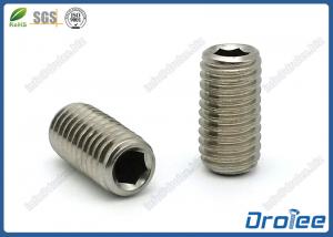 China M6 Flat Point Stainless Steel Socket Set Screw on sale