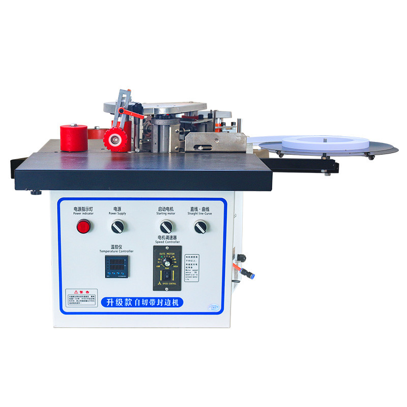 China Manual Portable MDF Edge Banding Machine Straight Line and Curve Edge Banding with Cheap Price on sale