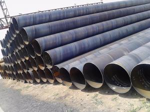 Best Spiral Welded Large Diameter Steel Pipe / Round Steel Tubing Used For Construction wholesale