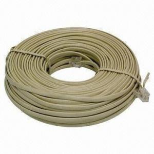 China 100ft Phone Extension Cord/Cable/Line Wire, Used for Answering Machines on sale