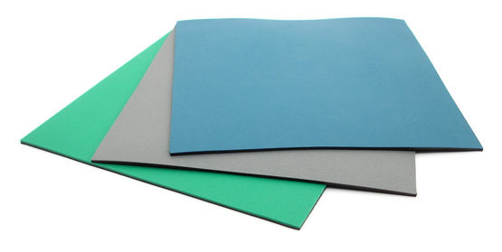 Best Green Blue ESD Antistatic PVC Rubber Floor/Workbeach Mat wholesale