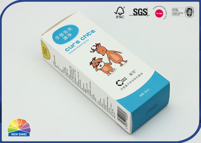 China Cartoon Printing C1S Folding Carton Box For Children Care Products on sale