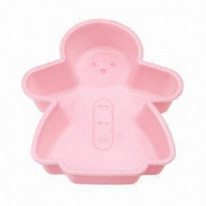 Best Silicone Cake Mold in Snowman Shape, Available in Various Colors and Designs wholesale
