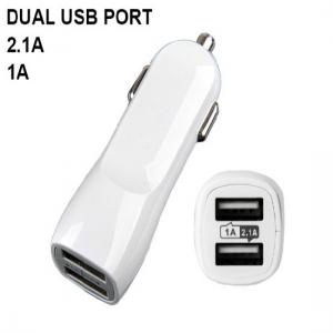 China Mini 5V-2.1A /1A Dual USB Port Travel Car Charger adapter For Mobile Phone Tablet PC on sale