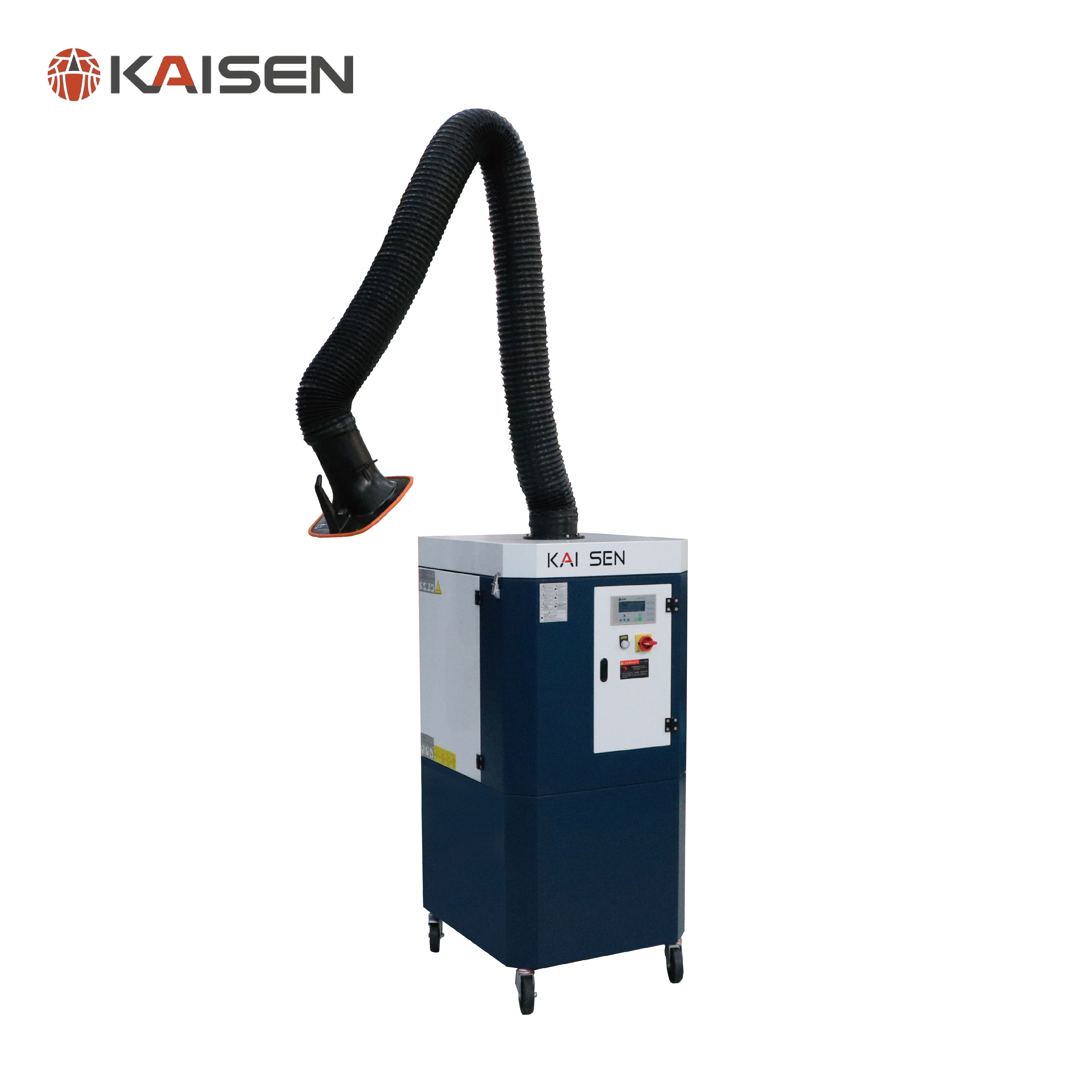 Cheap Industrial Mobile Fume Extractor MIG Welding Fume Extraction Unit 0.1μM Fillering Precision for sale