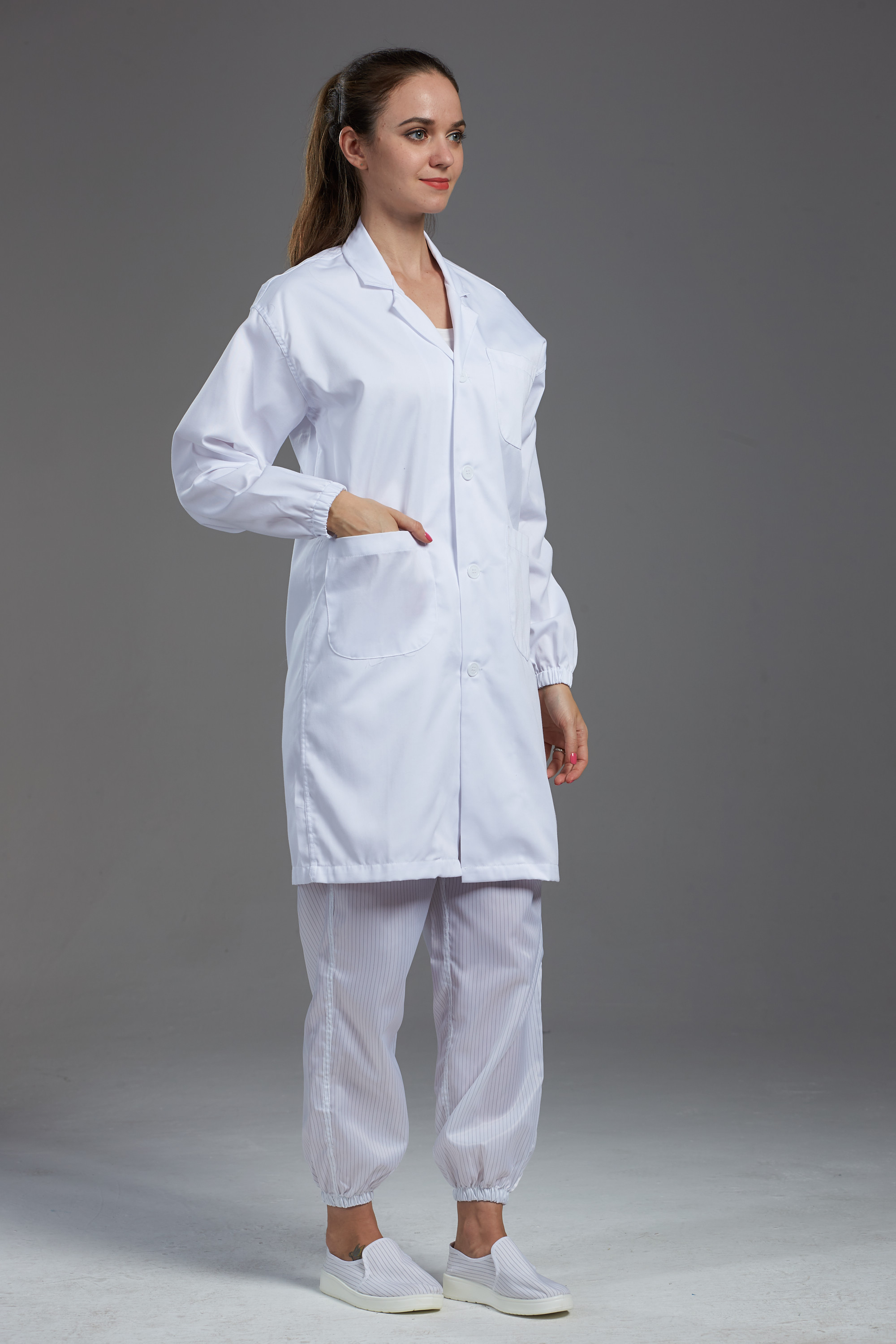 Best Anti Static Esd Food Processing Clothing With 10E7-10E11 Ohm Surface Resistance wholesale