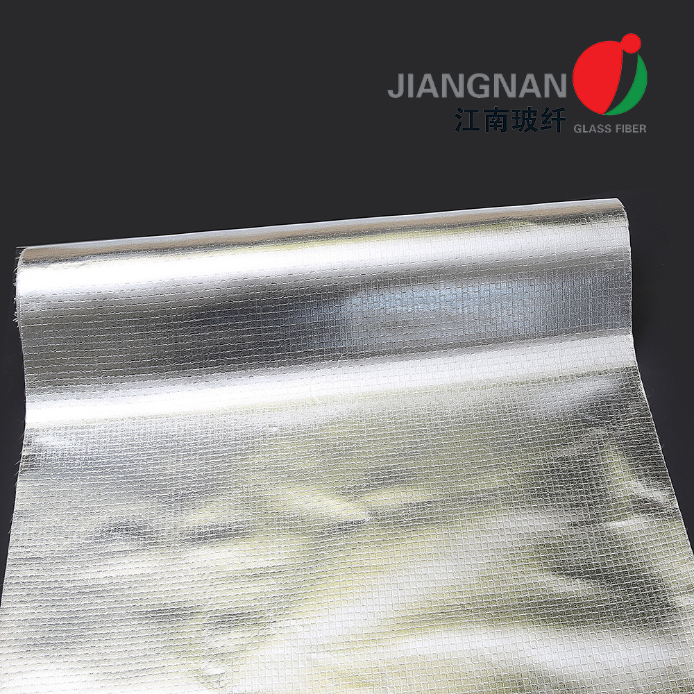 Composite Aluminum Foil Laminated Fiberglass Fabric For Light Reflectivity