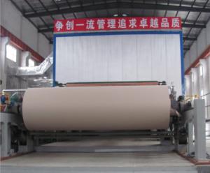 China Cardboard Base Paper Making Machine Price Equipment for Making Corrugated Base Paper Craft Test Liner Machine Price on sale