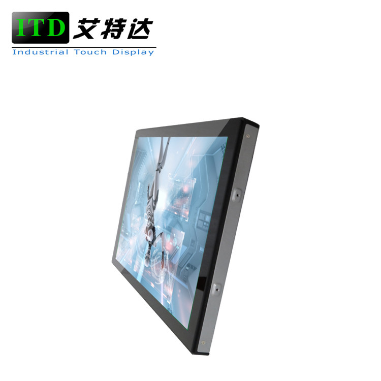 China Pcap Flat Panel Touch Screen Computer Monitor 15 Flush Mount IP65 Front Industrial on sale