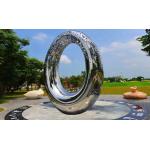 China Artificial Style Outdoor Metal Sculpture , Abstract Outdoor Metal Art Sculpture for sale