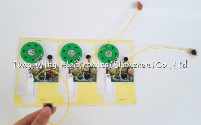 China 10 seconds Recordable Sound Module For Birthday , Custom Voice Greeting Cards on sale