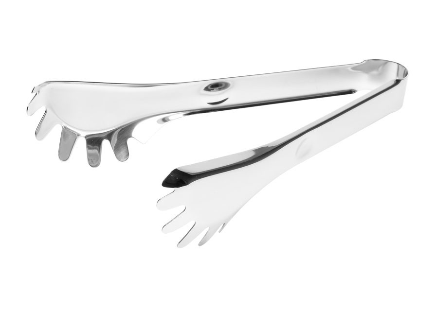 V-Shaped Stainless Steel Pasta / Spaghetti Tongs, Salad Tongs, Buffet Serving Line Supplies