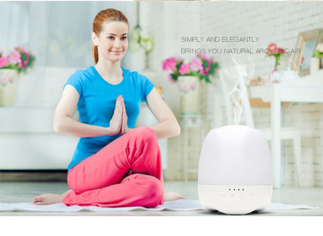 2017 new design blutooth speaker ultrasonic aromatherapy oil diffuser