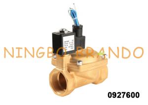 China 1-1/2'' 0927600 Normally Closed Brass Industrial Water Control Solenoid Valve on sale