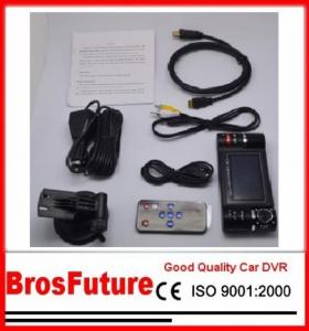 Best HDMI Two-channel Synchronous Dual View Car Video recorder with GPS Camera 120 degree angle wholesale