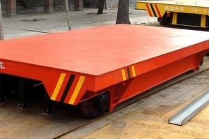China 20 Ton P24 Rail Transfer Cart High Efficiency Heavy Duty Trailer Cart on sale
