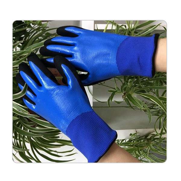 Construction Warm Double Dipping Waterproof Mens Heavy Duty Work Gloves For Cold Environmrnt