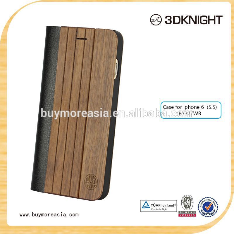 Best Wholesales wood wallet case for iphone 6 ,for iphone 6 plus wood wallet case wholesale