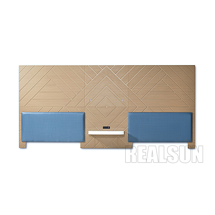 Best Luxury Furniture Hotel Style Headboards To Match Veneer With Outlets And Usb wholesale