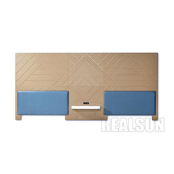 Cheap Luxury Furniture Hotel Style Headboards To Match Veneer With Outlets And Usb for sale