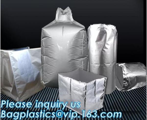 Cheap Large Vacuum Aluminum Foil Cubic Packing Machine Bag Big Three Dimension Jumbo Bags 1000kg 1.5 Ton for sale