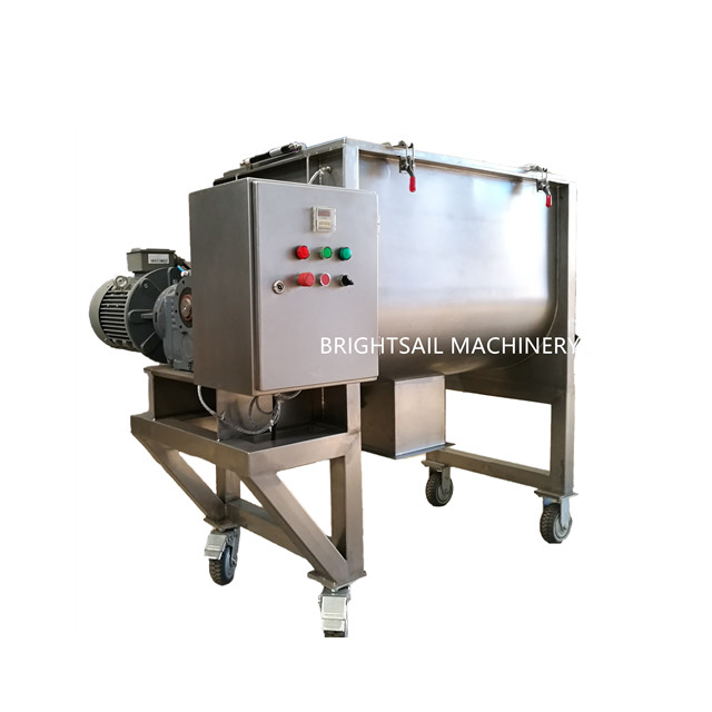 China Stainless steel flour blender ribbon mixer machine powder mixing equipment on sale