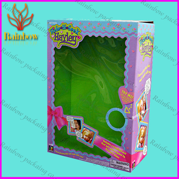 Best Pretty Design Paper Box Packaging For Gift With PVC Window wholesale