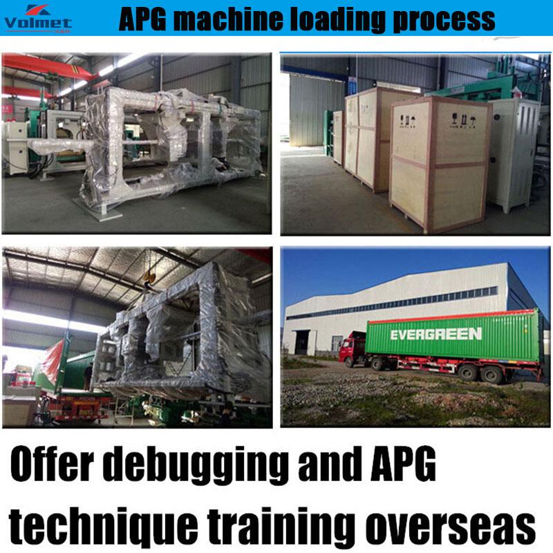 high efficiency apg epoxy resin clamping machine for high current bushings