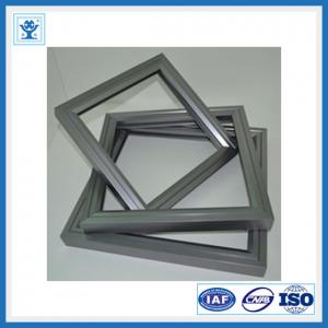 Silver anodized aluminium solar frame for solar panel mounting
