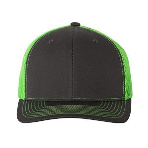 Best Gorras Sports 6 Panels Blank Plain Green Trucker Mesh Caps wholesale
