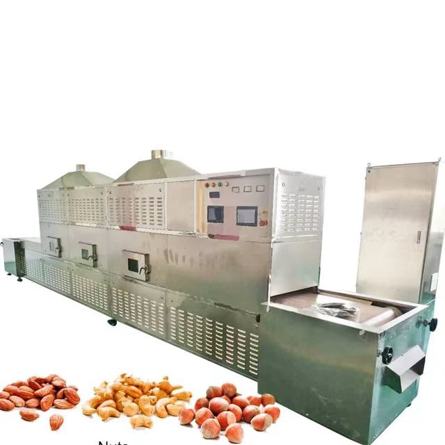 Cheap Industrial 30KW food flower seeds fruit tunnel microwave dryer drying machine for sale