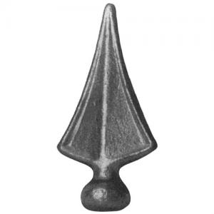 China Main Gate Accessory Wrought Iron Spear Points / Wrought Iron Fence Spear Points on sale