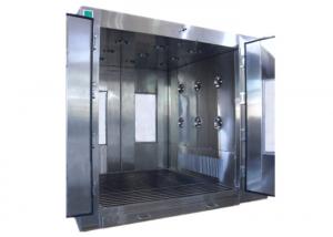 China Industrial Air Shower Cleanroom Pass Box For Clean Room , Swing Type Doors on sale