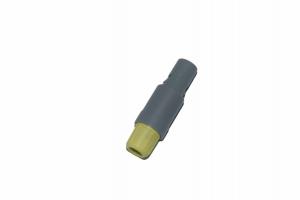 China Lightweight IP50 6 Pin Circular Connector Yellow Color For Industrial on sale