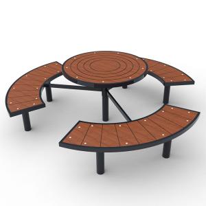 China EN840 Approved Recycled Wooden Folding Picnic Table And Chairs on sale