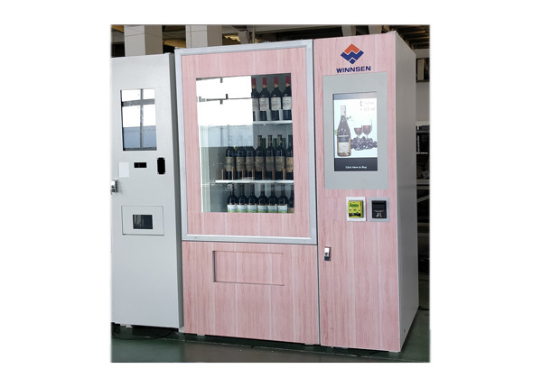 China 24 Hours Touch Screen Wine Vending Machine Self Service For Restaurant / Stadiums on sale
