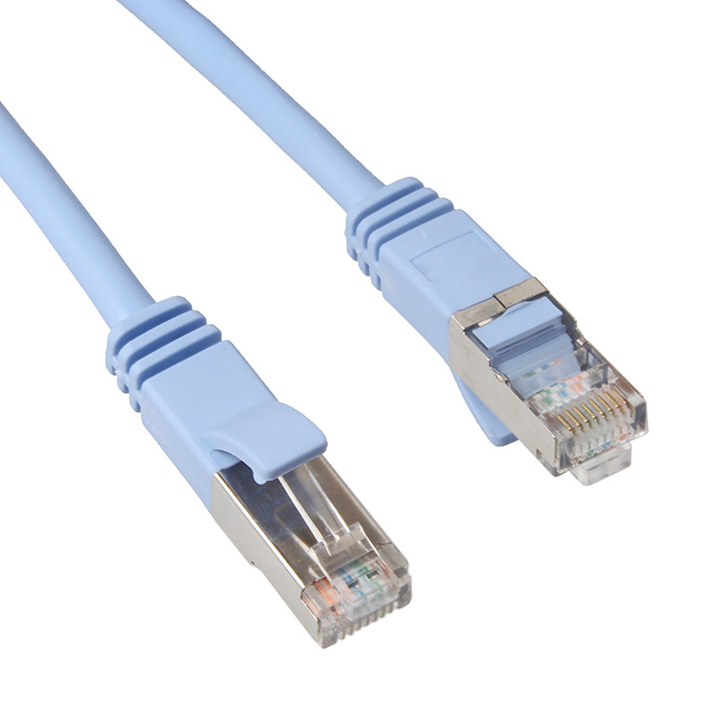 China Shielded FTP Cat5e Patch Cord Cat6 Length 0.2m 1m 2m Practical on sale