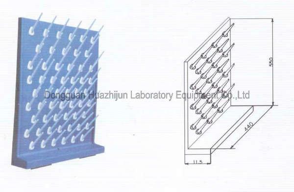 Cheap PP Pegboard Laboratory Fittings Removable Lockable Plastic Dripping Rack for sale