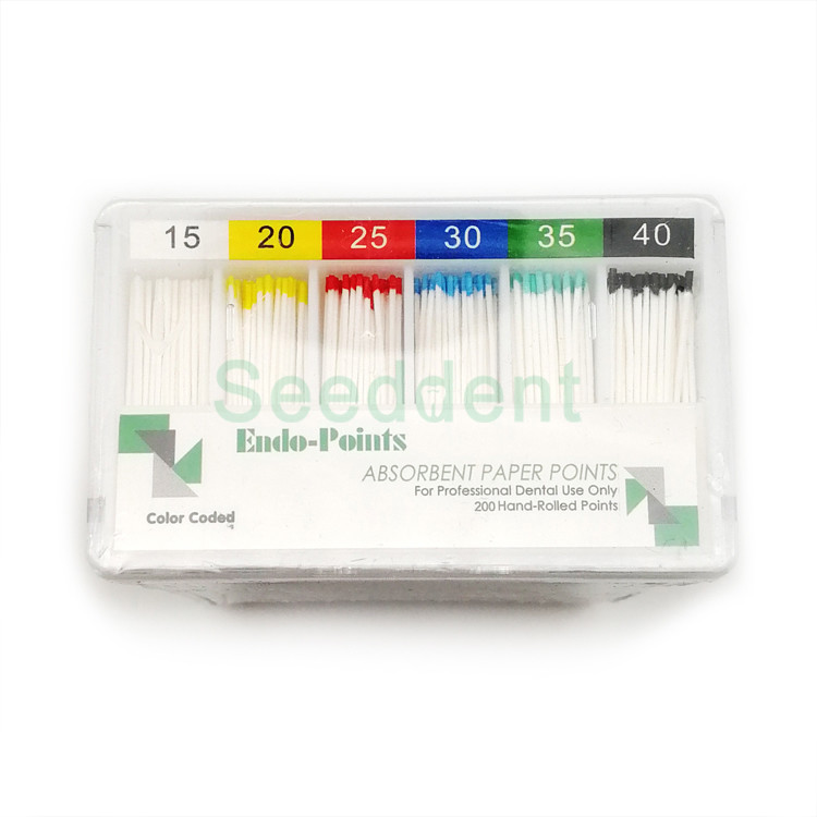 Best Dental Endo Absorbent Paper Points 02 Taper 200 Point SE-G002 wholesale