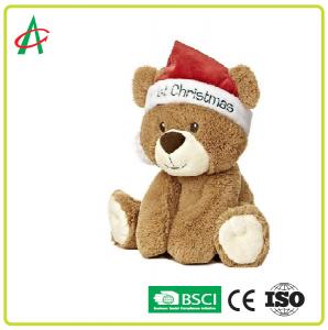 Best Lovely Teddy Bear Xmas Gift Plush Toy Stuffed Animal My 1st Christmas Customize wholesale