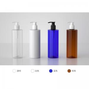 Best Round Slim Plastic Clear Hand Scream Cosmetic Airless Bottle 500ml 16oz wholesale