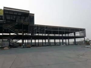China Grey Paint Floor Decking Garage Steel Frame For High Building on sale
