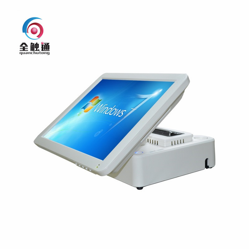China 32G SSD Hard Drive Touch Screen POS Terminal ODM All - In - One Restaurant Manager Point on sale