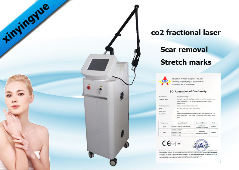 China 10600nm 40W Co2 Fractional Laser Machine / Far - Infrared Laser Scar Removal Machine on sale