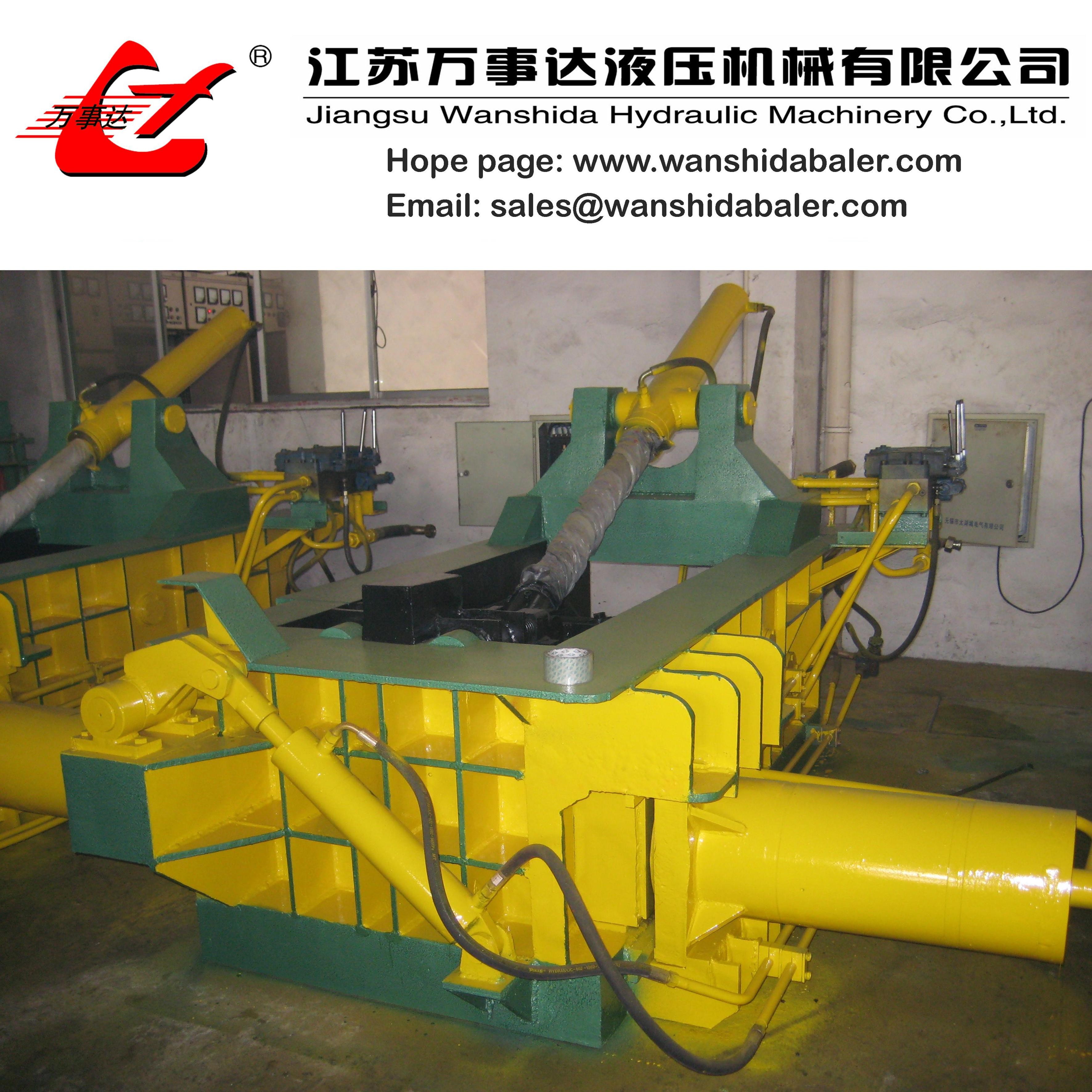 China Aluminum UBC cans baler press compactor on sale